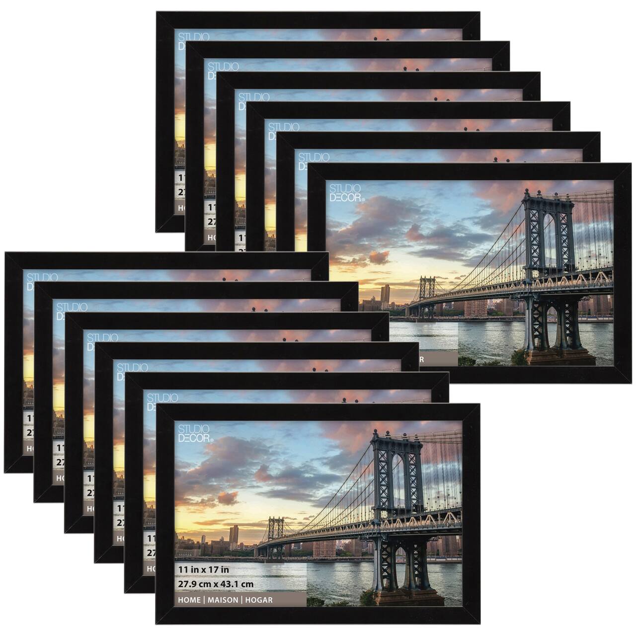 12 Pack: Black Flat Frame, Home by Studio Décor®